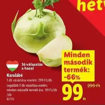 Lidl Karalábé ajánlat