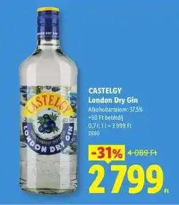 Lidl CASTELGY London Dry Gin ajánlat
