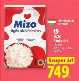 Lidl MIZO Rögös túró ajánlat