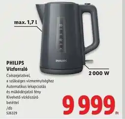 Lidl PHILIPS Vízforraló ajánlat