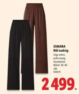 Lidl esmara Női nadrág ajánlat