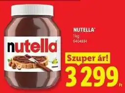 Lidl Nutella ajánlat
