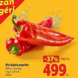 Lidl Bio kápia paprika ajánlat