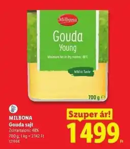 Lidl MILBONA Gouda sajt ajánlat