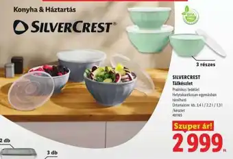 Lidl SILVERCREST Tálkészlet ajánlat