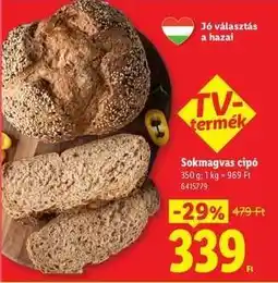 Lidl Sokmagvas cipó ajánlat