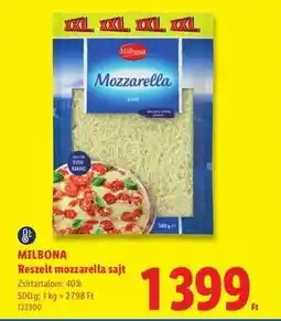 Lidl MILBONA ajánlat