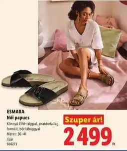 Lidl esmara Női papucs ajánlat