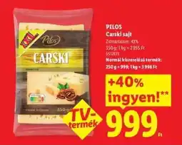 Lidl PILOS Carski sajt ajánlat