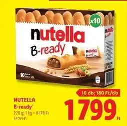 Lidl NUTELLA B-ready ajánlat