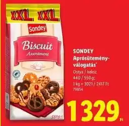 Lidl SONDEY Aprósütemény-válogatás ajánlat