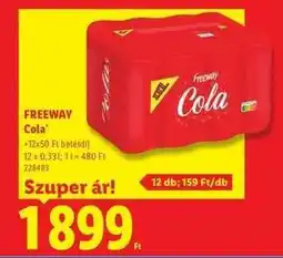 Lidl FREEWAY Cola ajánlat