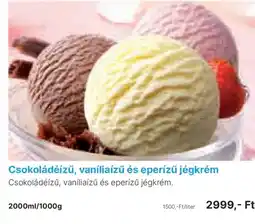 Family Frost Csokoládéízű, vaníliaízű és eperízű jégkrém ajánlat
