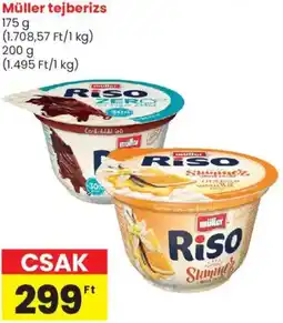 Spar Market Müller tejberizs ajánlat
