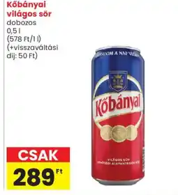 Spar Market Kőbányai világos sör ajánlat