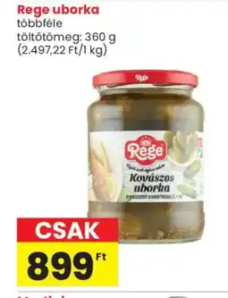 Spar Market Rege uborka többféle ajánlat
