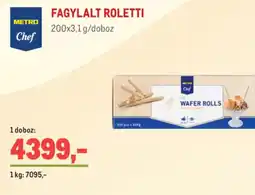 Metro Fagylalt roletti ajánlat