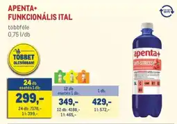 Metro Apenta+ funkcionális ital többféle ajánlat