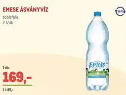 Metro Emese ásványvíz ajánlat