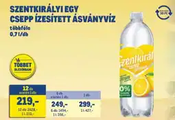 Metro Szentkirályi egy csepp ízesített ásványvíz ajánlat