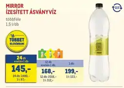Metro Mirror ízesített ásványvíz ajánlat