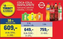 Metro Coca-cola, fanta,sprite ajánlat