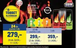 Metro Burn energiaital ajánlat