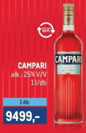 Metro Campari ajánlat