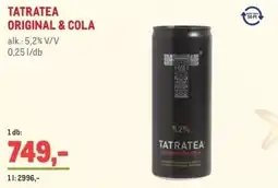 Metro Tatratea original & cola ajánlat