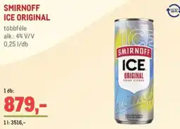 Metro Smirnoff ice original ajánlat