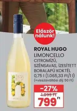 Spar ROYAL HUGO LIMONCELLO ajánlat