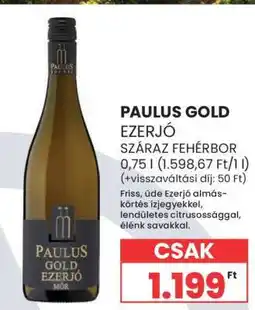 Spar PAULUS GOLD EZERJÓ ajánlat