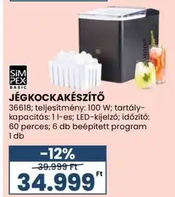 Spar Jégkockakészítő ajánlat