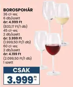 Spar BOROSPOHÁR ajánlat