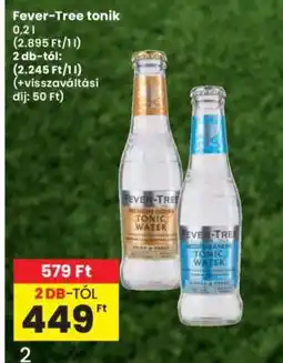 Interspar Fever-Tree tonik ajánlat