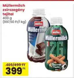 Interspar Müllermilch zsírszegény tejital ajánlat