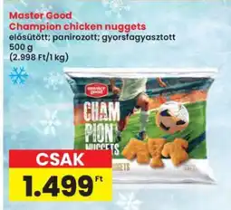 Interspar Master Good Champion chicken nuggets ajánlat