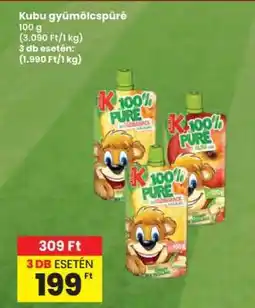 Interspar Kubu Gyümölcspüré ajánlat