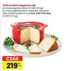 Interspar Tolle füstölt trappista sajt ajánlat