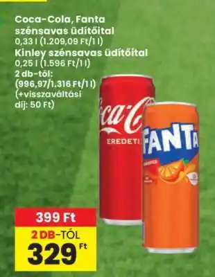 Interspar Coca-Cola, Fanta szénsavas üdítőital ajánlat