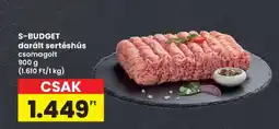 Interspar S-BUDGET darált sertéshús ajánlat