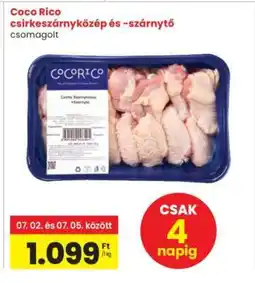 Interspar Coco Rico csirkeszárnyközép és -szárnytő ajánlat
