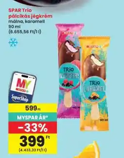 Interspar SPAR Trio pálcikás jégkrém ajánlat