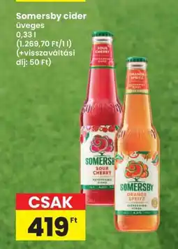 Interspar SOMERSBY Cider ajánlat