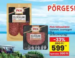 Interspar PICK Téliszalámi ajánlat