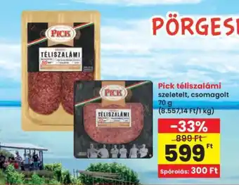 Interspar PICK Téliszalámi ajánlat