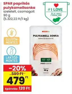 Interspar SPAR paprikás pulykamellsonka ajánlat