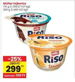 Interspar Müller Tejberizs ajánlat