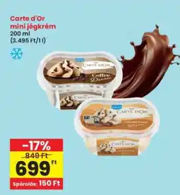 Interspar CARTE D’OR MINI JÉGKRÉM ajánlat