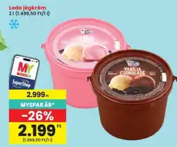 Interspar Ledo jégkrém ajánlat